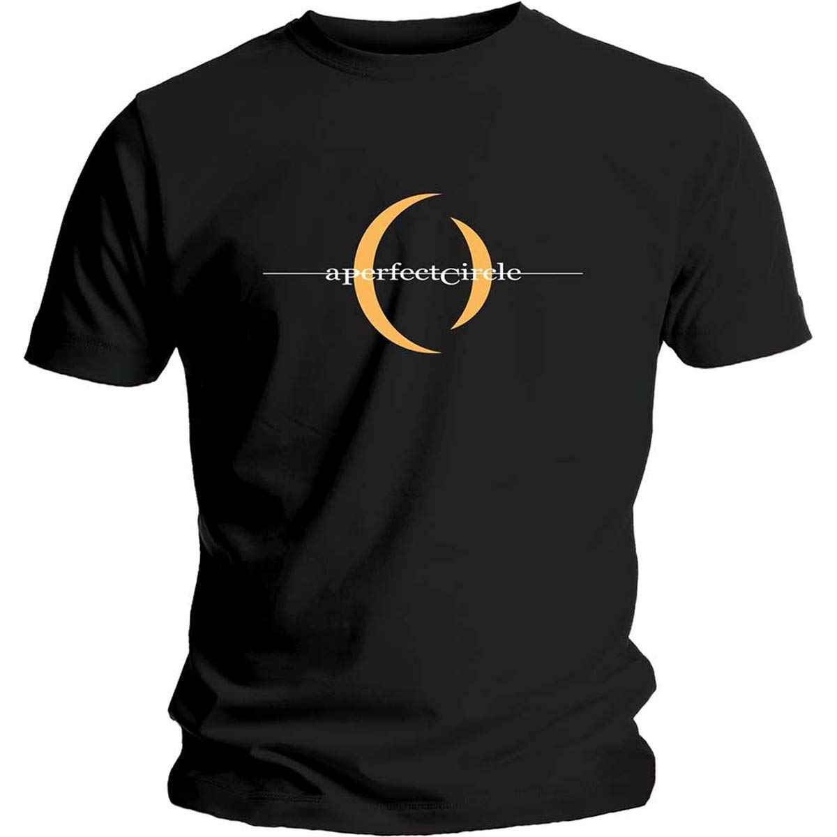 A Perfect CircleMen's Logo T-Shirt, Black, Large (Size:Large)