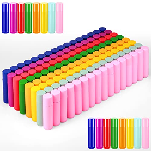 Patelai 128 Pcs Lip Balm Tubes 5 ml Empty Lipstick Containers
