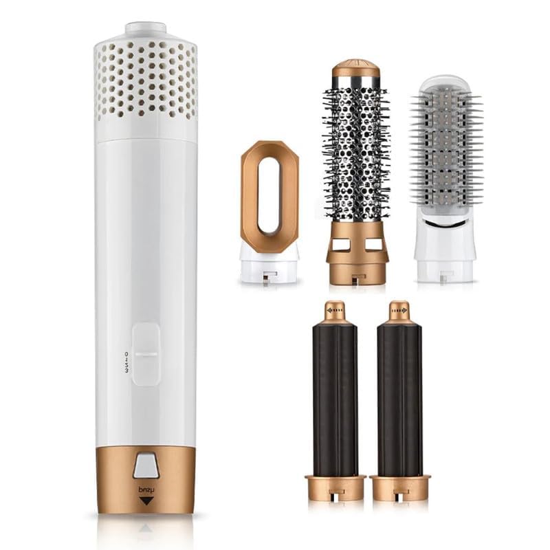 Image of Drumstone ( Special 10+6 Years Warranty ) 5-in-1 Hair Dryer Brush for Straightening, Curling, Volumizing & Blow Drying - Ladies Special Hair Styler with Negative Ion Technology, Valentine Gift