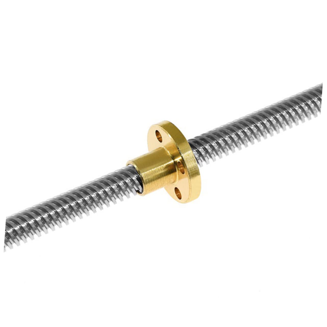 COSMEVIVI Lead Screw with Nut 3D Printer Screw T8 Lead Screw Stepper Motor Lead Screw 3D Printer Reprap Parts Threaded Rod Pitch Screw Nut for Stepper 3D Printer Anti Backlash Nut Hand Screw