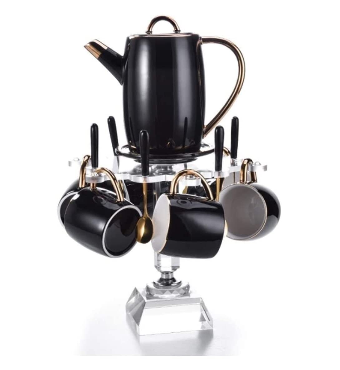 Zestaw Filiżanek Do Herbaty Kawy 8 Sztuka Europejski Ceramiczny Zestaw Do Herbaty Zestaw Do Kawy Porcelanowy Zestaw Do Herbaty Z Kryształowym Uchwytem Zestaw Filiżanek Do Kawy Phnom Penh Zestaw Filiża