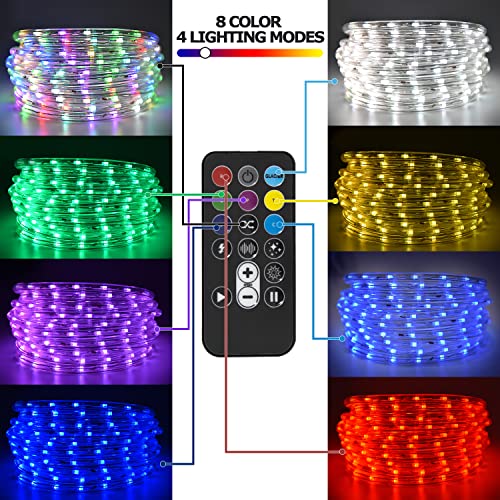 Goutong led rope lights,110v,waterproof,connectable, power socket connector fuse holder, indoor/outdoor use, ideal for backyards, decorative lighting 4 Goutong led rope lights,110v,waterproof,connectable, power socket connector fuse holder, indoor/outdoor use, ideal for backyards, decorative lighting - image 5