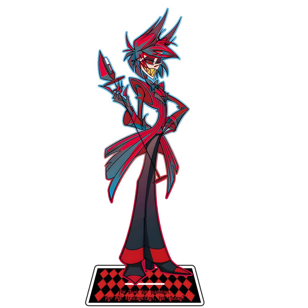 Zhongkaihua Hazbin Hotel Charlie Morningstar Lucifer Morningstar Acrylic Stand Figure 15CM Home Display Desktop Standing Plaque Ornament