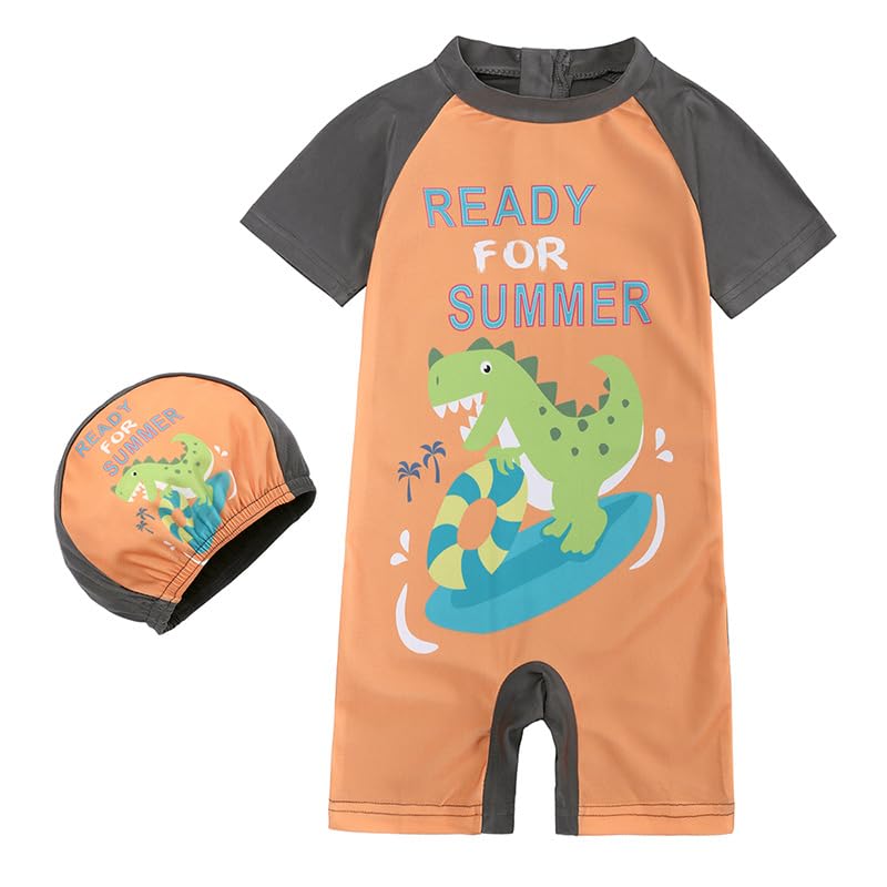 Image of Baby Bucket Swimsuit for Boys | Swimwear with Cap | Swimming Costume | Swimwear and Beachwearr
