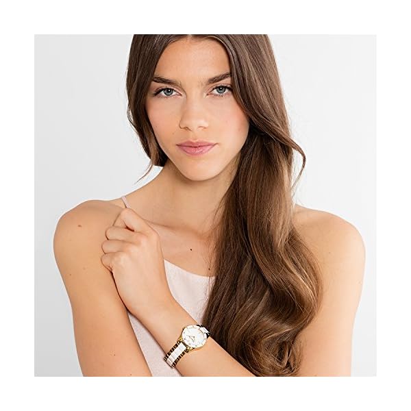 Thomas Sabo Damen-Armbanduhr Analog Quarz Edelstahl WA0193-262-202-30 mm – Bild 3
