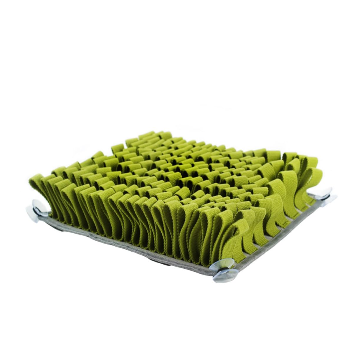 Angoily Tapis d'alimentation pour Chien Renifleur, Vert, Peluche