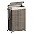 Rolling Laundry Hamper with Wheels and Lid, 90L Slim Laundry Basket with Removable Bag, Foldable Handwoven Rattan Laundry Sorter, Narrow Dirty Clothes Basket Organizer, No Assembly, Grey