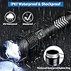 Weoxi Super Bright LED Flashlight, 1000000 High Lumen Rechargeable Flashlights with Long Handle, 10000mAh Battery, Zoomable 5 Modes for Outdoor Camping, Emergencies, XHP160-L #5