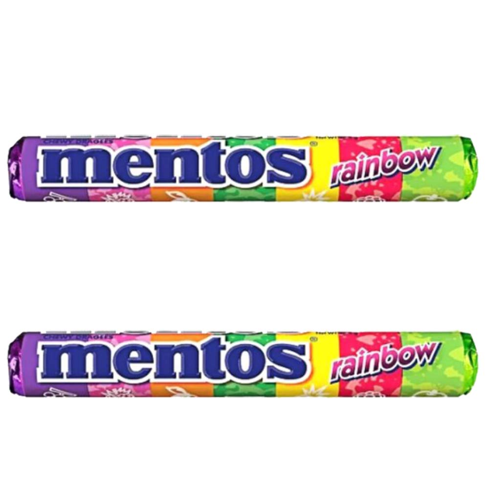 Mentos Rainbow Chewy Dragees Pack of: 2, x 29 g