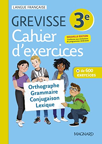 Cahier Grevisse - Français - 3e - Edition 2021