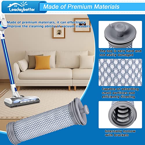 Leadaybetter Filter Replacement Compatible with Tineco A10 A11 Hero A10/A11 Master PURE ONE S11 Series S12 X Cordless Vacuum Cleaner, 4 Pack for Tineco A11 Filters