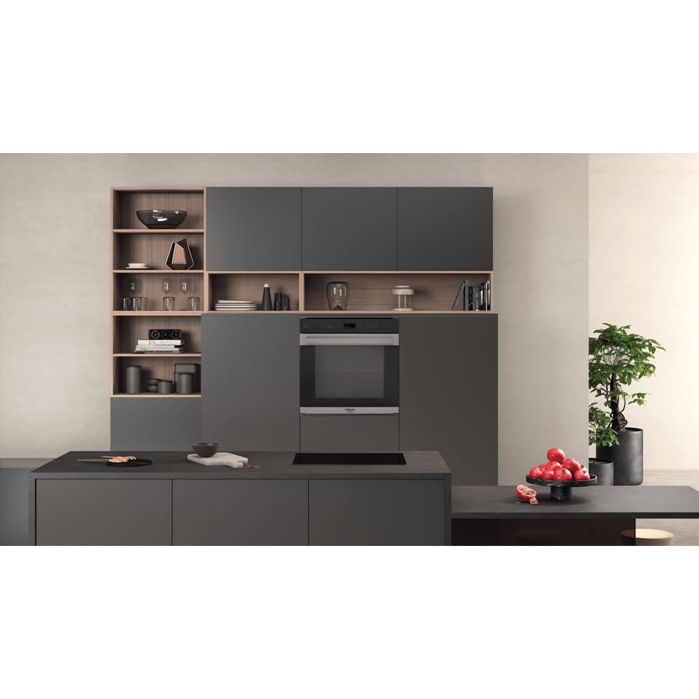 Forno Elettrico Hotpoint FI6 861 SP IX HA 73L - Classe A+ Pirolitico Nero Acciaio