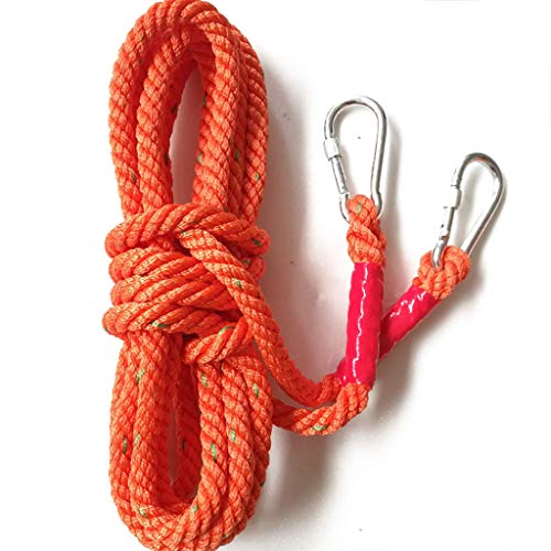 ZSM Trabajos aéreos Shengni dragón de Fuego Cuerda de Escape Cuerda Salvavidas 15 mm de diámetro Aire Acondicionado Cuerda de Escalada de instalación YMIK (Size : 50m)