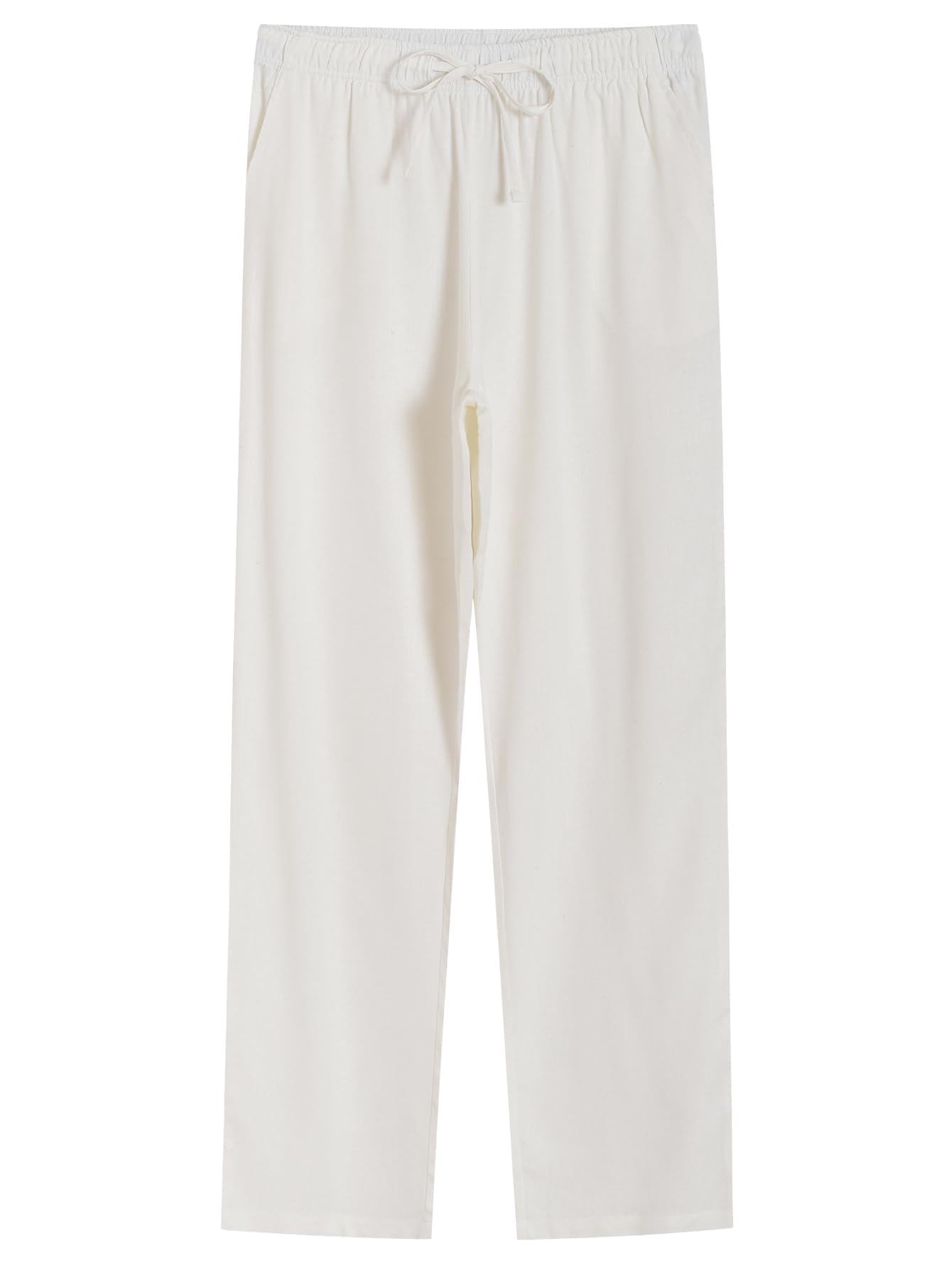 Weintee Womens Tall Linen Pants Long 32 Inch Inseam