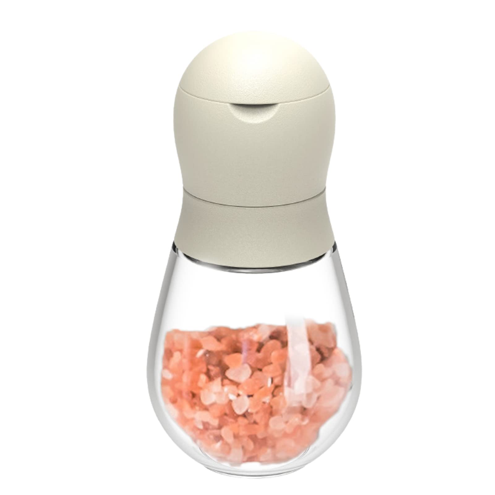 Pepper Grinder | Bowling Ball Shape Manual Salt and Pepper Mill - Ceramic Grinders, Adjustable Coarseness, and Easy Fill Sea Salt Seasoning