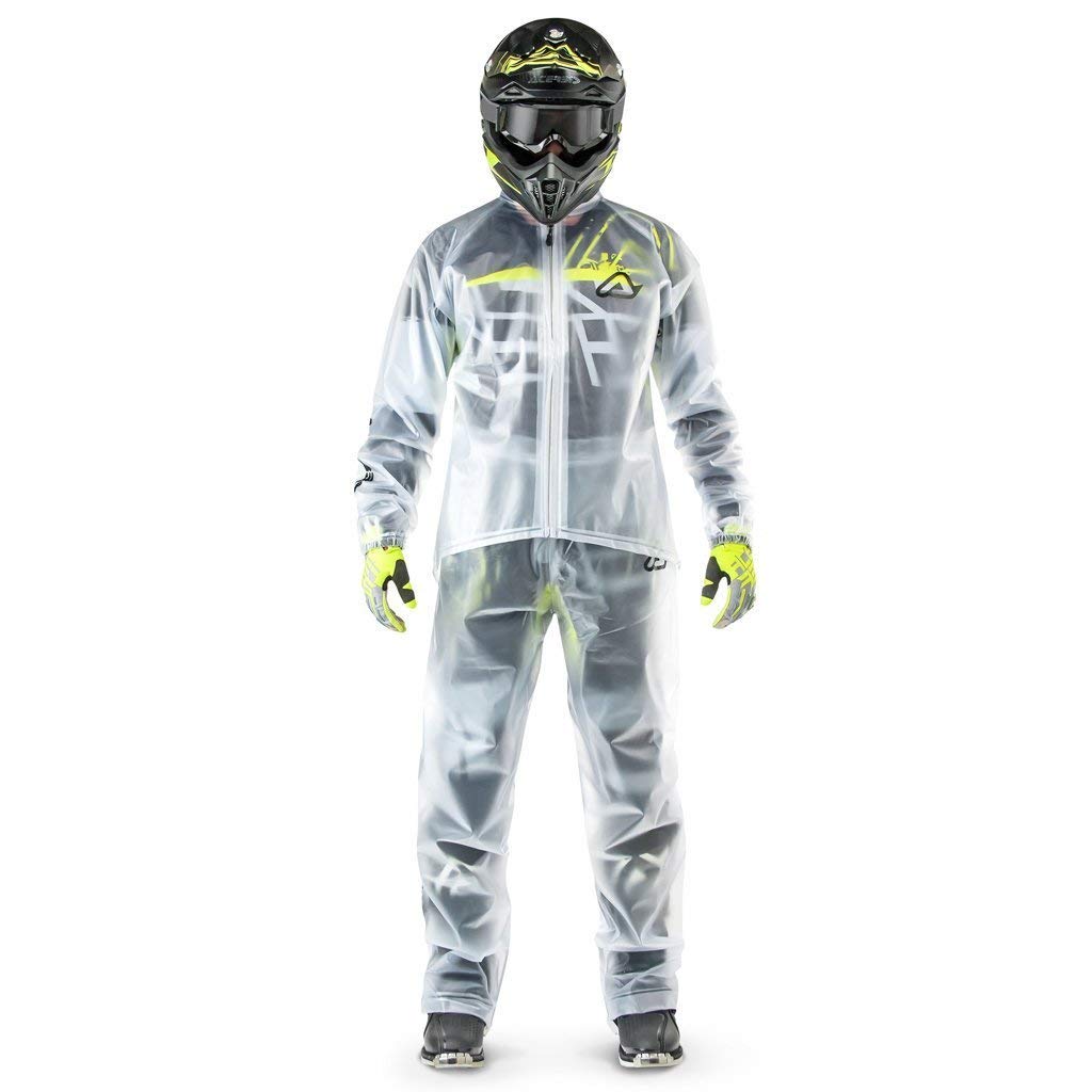 Acerbis 1499834 Clear Rain 3.0 Pioggia - Copripantaloni, Trasparente, S/M