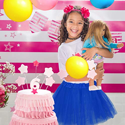 Belababy Girl Skirts 3 Layers Organza Baby Tutu, Royal Blue 3-12 #TOP3