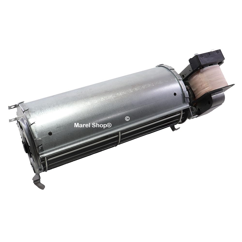Marel Shop® - Ventola Ventilatore Tangenziale Alte Temperature per Stufe e Camini Dimensioni Bocchetta 40 x 180 mm