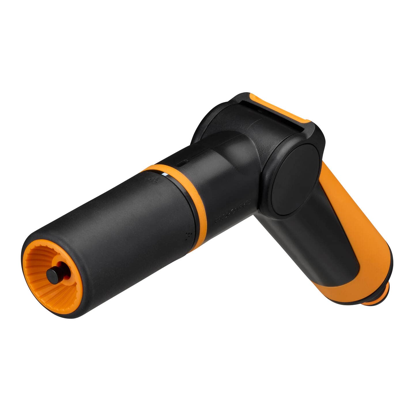 Fiskars spray gun, 2 functions, With jet and rinse spray pattern, Stepless thumb-operated flow control, Universal size, Black/Orange, 1065487