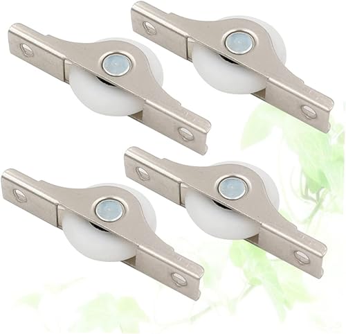 Miniatura 7 de DOITOOL Rodillos de gabinete de polea de armario rodillos de puerta de piso fácil rodamiento adecuado para el hogar tienda almacén 4 unids* 2