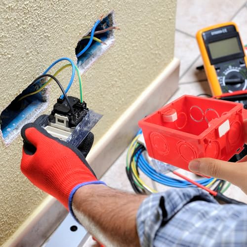 Boîte de jonction type 86 pour éviter les risques d'incendie dans les murs en bois