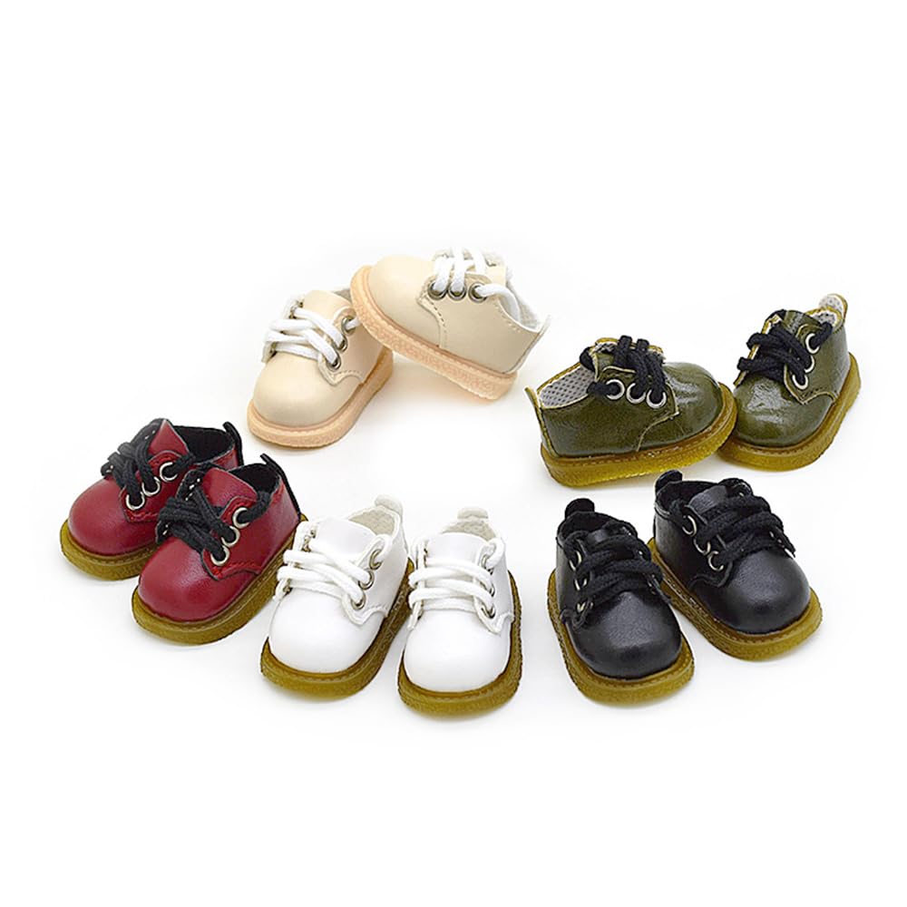 Niannyyhouse Mocasines De Muñeca De Felpa De 5.9 In Y