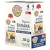 Earth's Best Organic Baby Food Pouches, Stage 2 Wholesome Breakfast Puree for Babies 6 Months and Older, Organic Banana Blueberry and Oat Puree, 3.5 oz Resealable Pouch (Pack of 12)