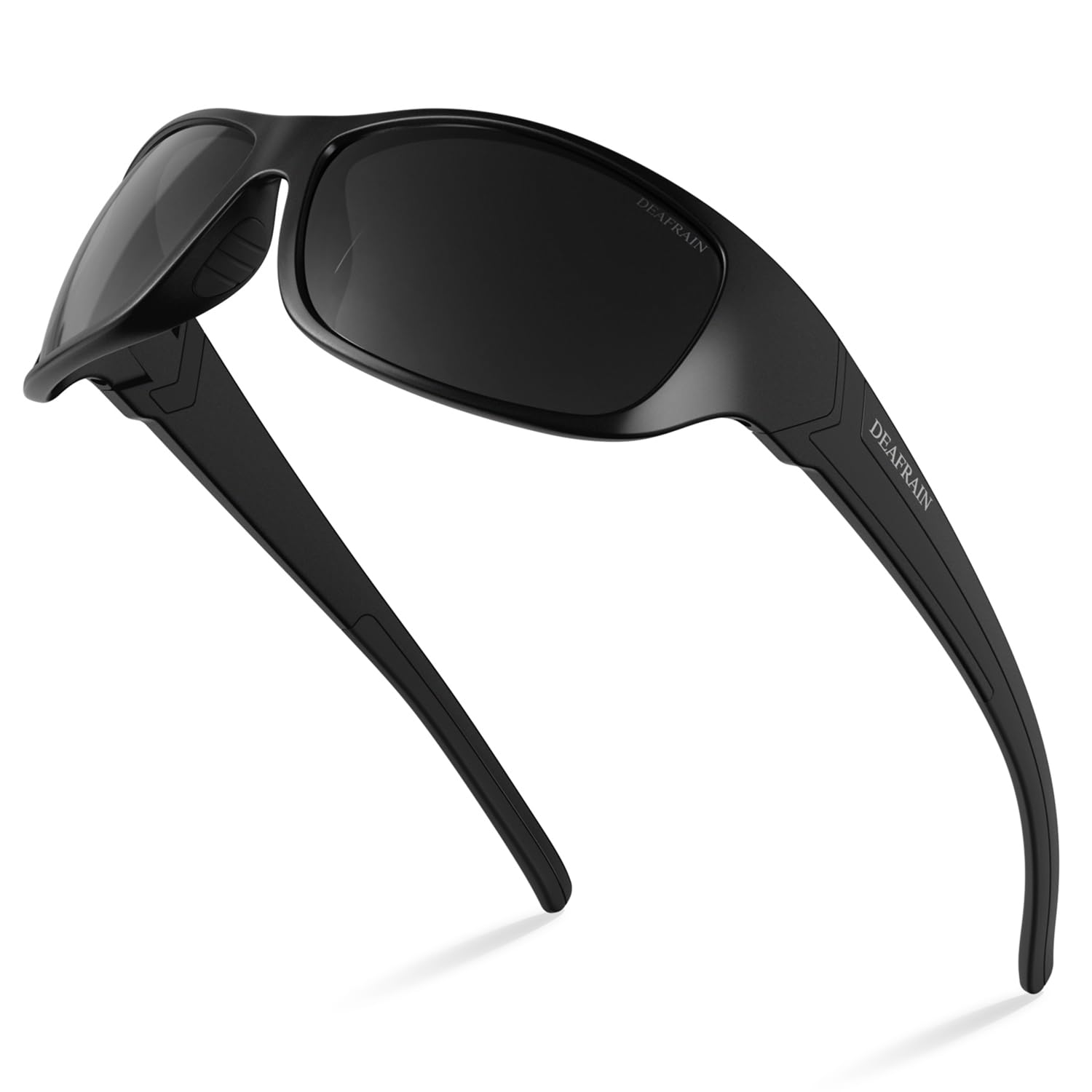 DEAFRAIN Polaryzacyjne sportowe okulary przeciwsłoneczne dla mężczyzn kobiet jazda na rowerze jazda na rowerze bieganie ochrona UV