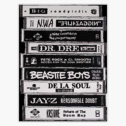 Hip Hop Tapes Vinyl Waterproof Sticker Decal Car Laptop Wall Window Bumper Sticker 5