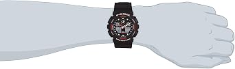 Casio G-Shock Men's GA-100-1A4DR Black x Red Watch