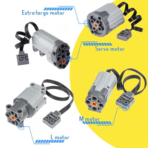 32PCS Power Function Motors Set Compatible with Maior Brand - Image 4