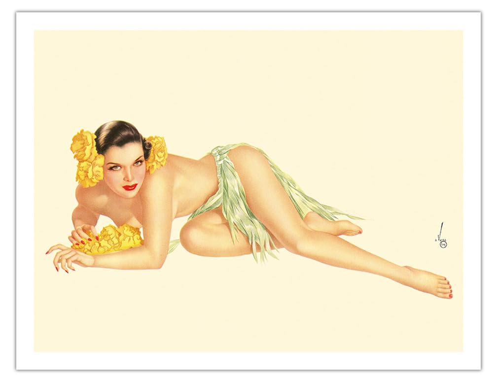 Amazon.com: Varga Girl - June 1943 Matte Art Print | Vintage Pin