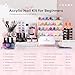 Glamonade Acrylic Nail Kit for Beginners: Professional Acrylic Nail Kit Set with Everything Drill Powder Nail Art Starter Tech Kit at Home Salon Gift