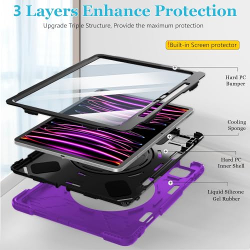 Image of Miesherk STOCK Case for iPad Pro 12.9 6th /5th /4th /3rd(2022 /2021 /2020 /2018)