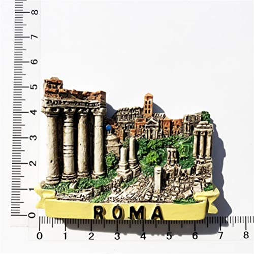 Imán refrigerador Roma Italy souvenir artesanal miniatura 5