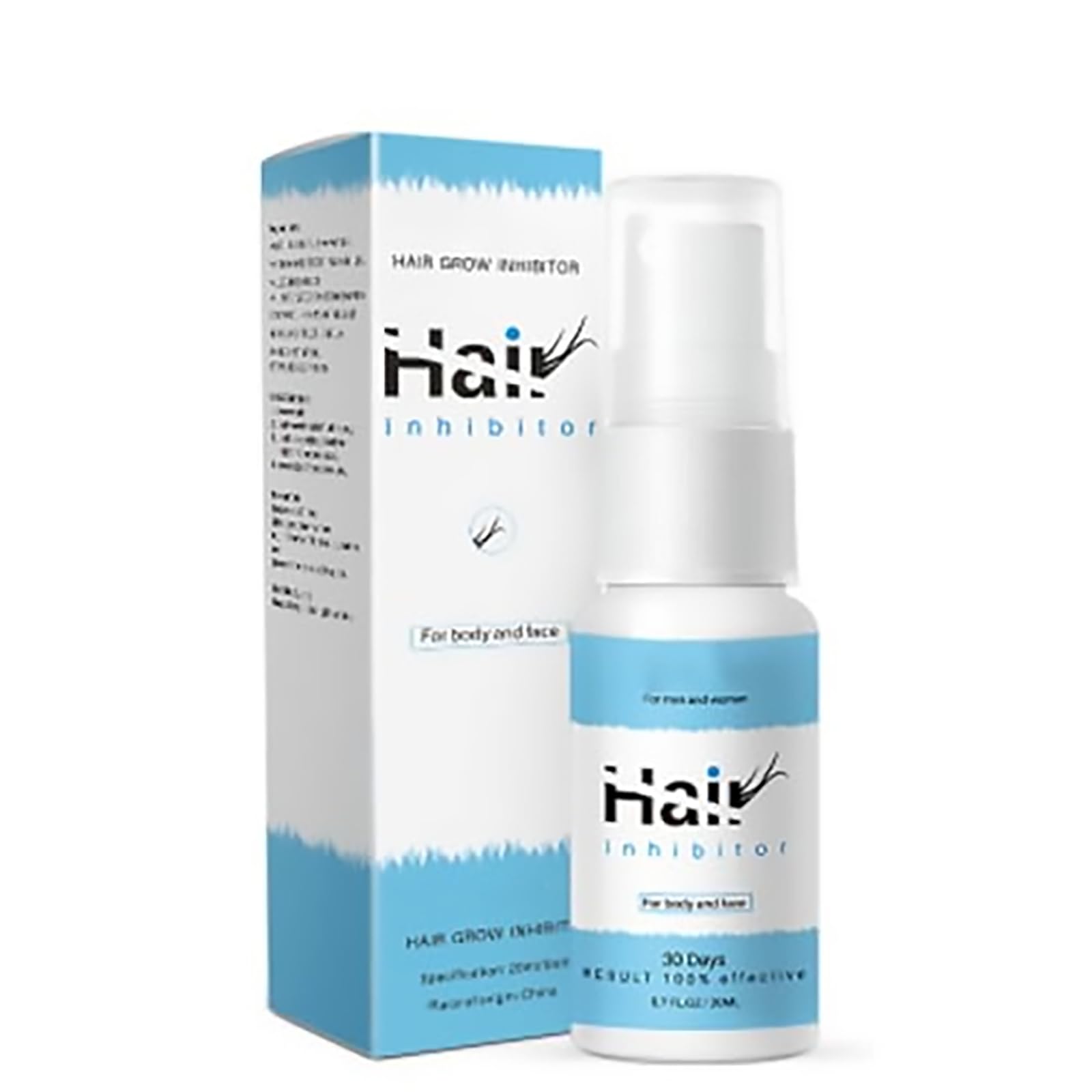 Hair Growth Inhibitor, Hair Removal Spray Reducing And Inhibiting Hair Growth, Legs, Underarms,Lips 100% Natural Non-Irritating