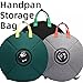 Handpan Storage Bag, Thickened Drop-Resistant Carry Case: 22-Inch Shoulder Portable Style | Protective Transport Cover for Steel Handpan Drum Travel Practice Studio Performance Accessory (Gray)
