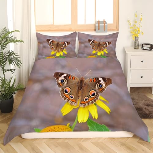 Ensemble de literie 3 pièces avec housse couette microfibre douce 90x190 cm