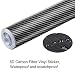 C100AE 6D Vinilo Fibra de Carbono Adhesiva, Vehículos Película Pegatina Decoración Autoadhesiva...