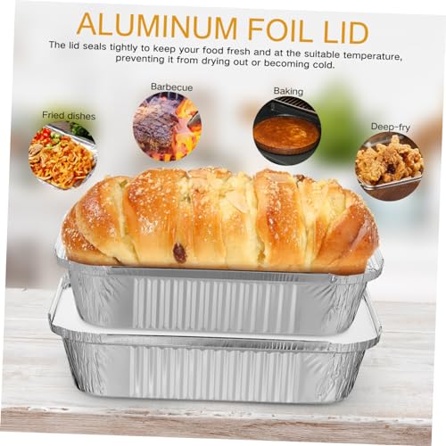 Foil Pan Set Lid Baking Dish Lid Aluminum Pans for Baking Mini Aluminum Pans Lids - Image 8