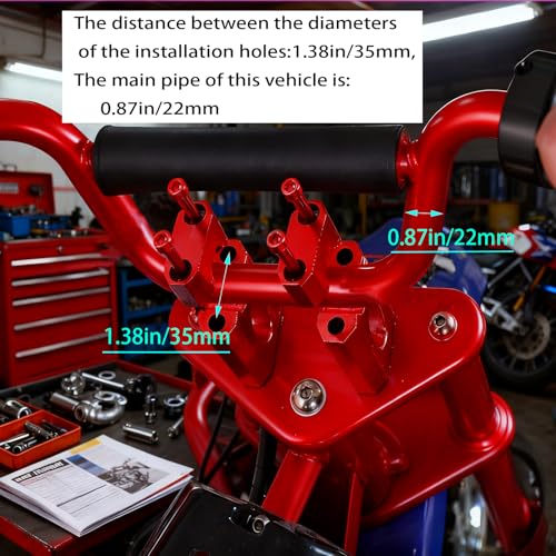 Image of Mini Bike Handlebar Risers 7 /8 22mm Bike Handlebar Riser
