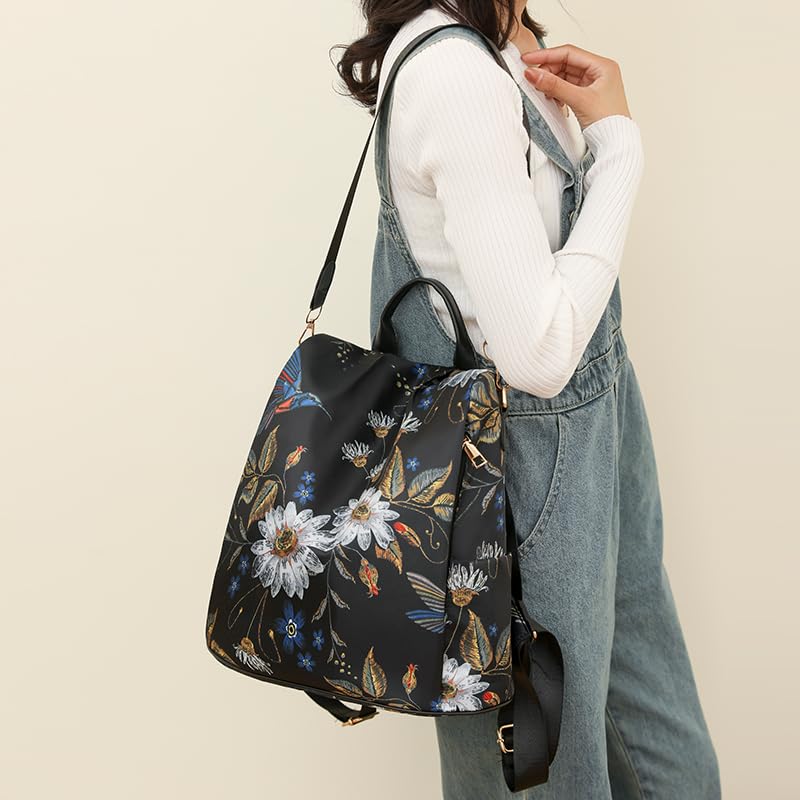 Image of MOCA Womens Girls Backpack Anti-theft Handbag Ladies Shoulder Bag School Bag Stylish Casual Daypacks Lightweight Rucksack for Outdoor Travel School Campus Shopping Bag for women Girl