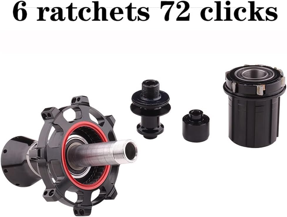 MDybf Set di mozzi for Cuscinetti for Bicicletta Mozzi for Bici da Strada 20/24 Fori Guarnizione a Tirante Dritto QR Anteriore 100mm Posteriore 130mm HG