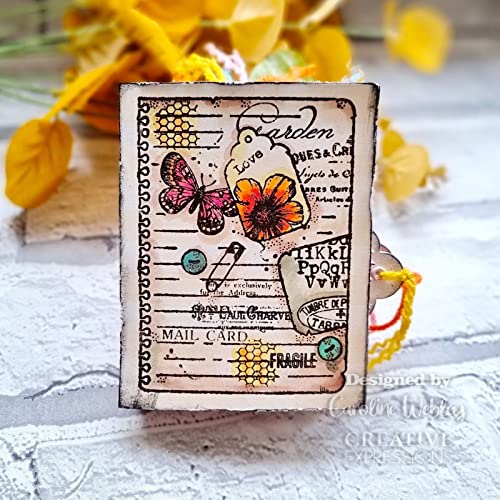Woodware Francoise Collection-Garden Journal-Clear Stamp, 6 x 4 inches, Transparent - Image 3