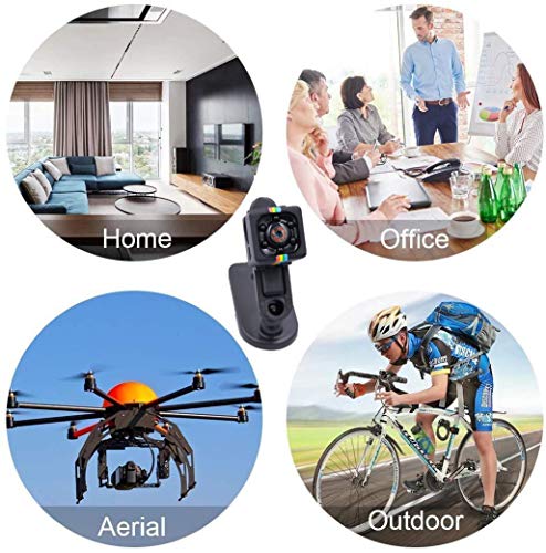 Qebidum Spy Camera Hidden Camera, Portable Tiny Rechargeable Battery Powered Hd 1080P Mini Camera, Night Vision Motion Activated Micro Digital Recorder Body Cop Nanny Cam For Home Office Car Drone #TOP5