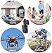 QEBIDUM Spy Camera Hidden Camera, Portable Tiny Rechargeable Battery Powered HD 1080P Mini Camera, Night Vision Motion Activated Micro Digital Body Nanny Cam for Home Office Car Drone