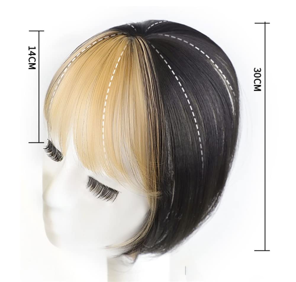 Amazon.co.jp: SITEDAN 前髪ウィッグ ピンク ぱっつん つむじ付き 3Ⅾ