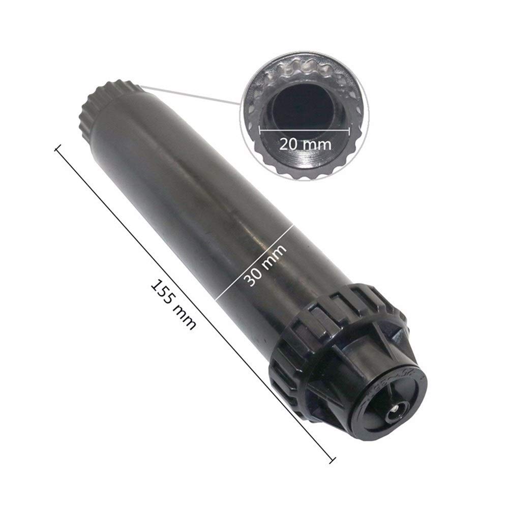 Strumenti for l'irrigazione da Giardinaggio, 10 irrigatori a Scomparsa in plastica Regolabili, 25-360 Gradi, for irrigazione del Prato, Filettatura Femmina da 1/2", spruzzo d'Acqua