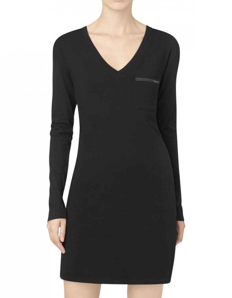 Calvin Klein Women's Long Sleeve Nightdress