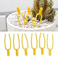 Pflanzen Klammern zum Pflanzen Binden, 50 Stück Pflanzengabel, Gartenarbeit Pflanzenbefestigungsclip 6.5 cm Pflanzenbefestigungsklemme Gartenwerkzeug für Wassermelonenranken, Erdbeerranken